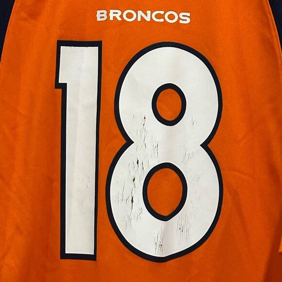 Nike On the Field Denver Broncos #18 Peyton‎ Manning Jersey Men’s Sz Medium - Picture 3 of 4